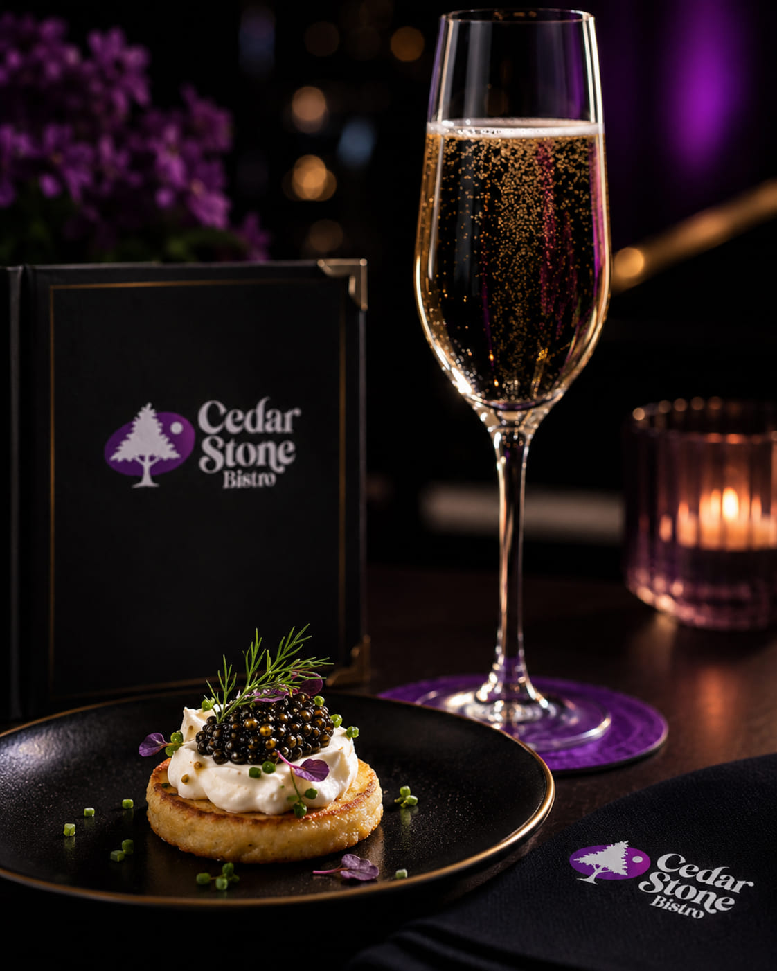 Kawior z canapé — VIP catering Cedar Stone Bistro